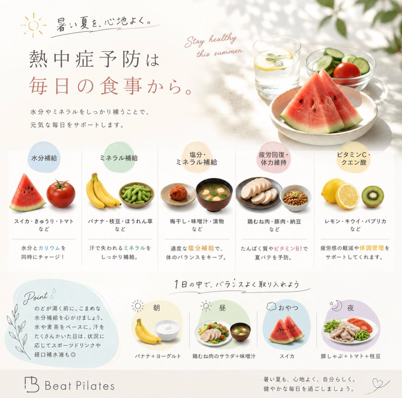連日の猛暑の中、ご来店ありがとうございます！